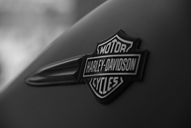 harley davidson logo on a bike